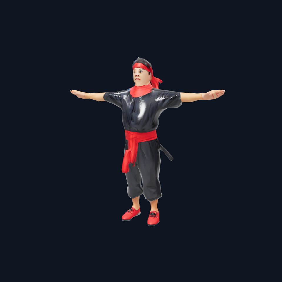 Martial Artist Character Model Pack with Dynamic Outfit
